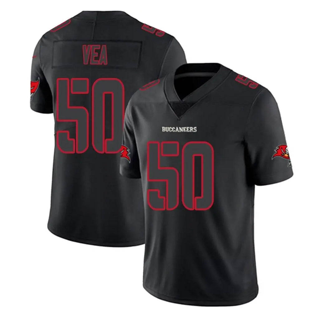 Ndoa TB.Buccaneers #50 Vita Vea Player Black Impact Limited Home Game Stitched Jerseys