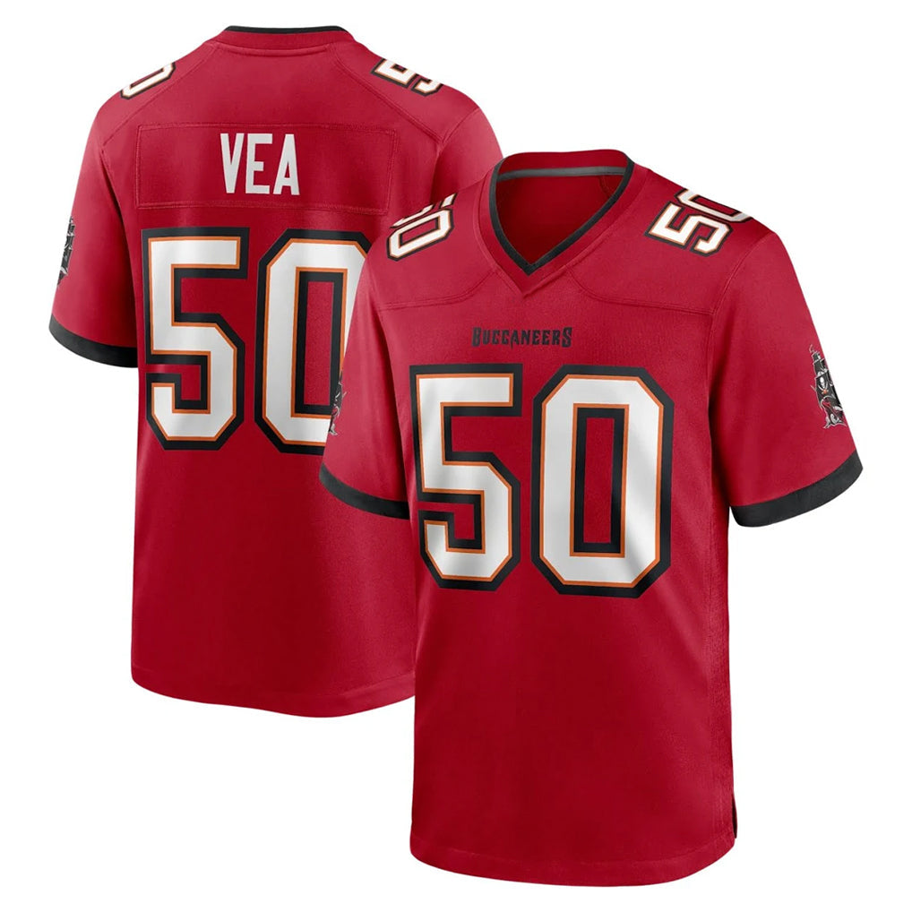 Ndoa TB.Buccaneers #50 Vita Vea Player Red Home Game Stitched Jerseys