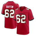 Ndoa TB.Buccaneers #62 Graham Barton Player Red Home Game Stitched Jerseys