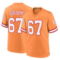 Ndoa TB.Buccaneers #67 Luke Goedeke Player Orange Throwback Home Game Stitched Jerseys