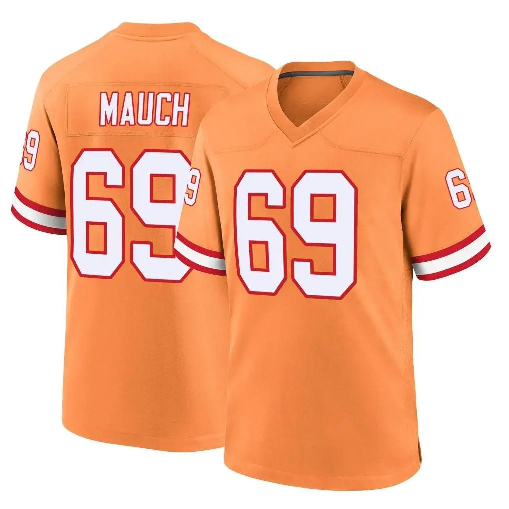 Ndoa TB.Buccaneers #69 Cody Mauch Player Orange Throwback Home Game Stitched Jerseys