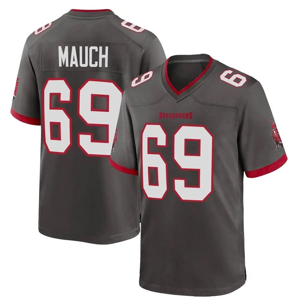 Ndoa TB.Buccaneers #69 Cody Mauch Player Pewter Alternate Home Game Stitched Jerseys