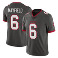 Ndoa TB.Buccaneers #6 Baker Mayfield Player Pewter Limited Alternate Vapor Home Game Stitched Jerseys