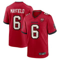 Ndoa TB.Buccaneers #6 Baker Mayfield Player Red 50th Anniversary Game Stitched Jerseys