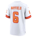 Ndoa TB.Buccaneers #6 Baker Mayfield Player White Home Game Stitched Jerseys