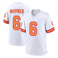 Ndoa TB.Buccaneers #6 Baker Mayfield Player White '76 Home Game Stitched Jerseys
