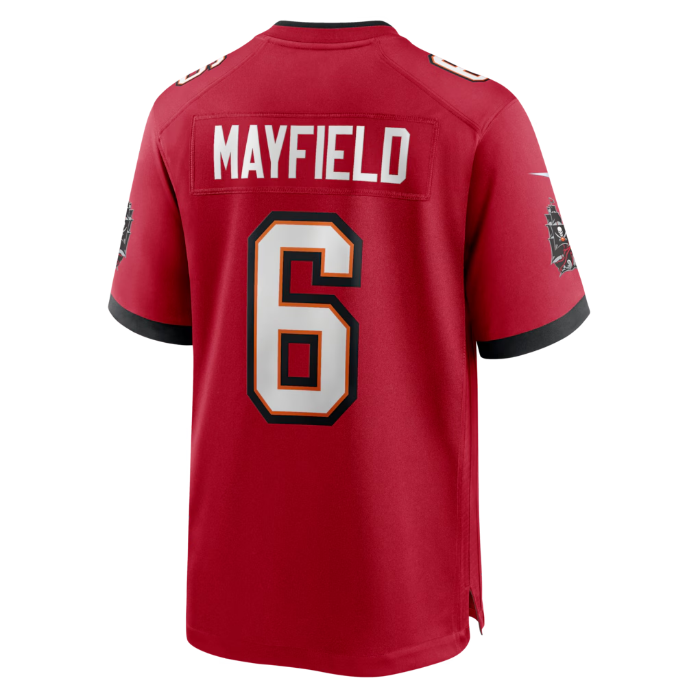 Ndoa TB.Buccaneers #6 Baker Mayfield Red Team Game Stitched Jerseys