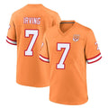 Ndoa TB.Buccaneers #7 Bucky Irving Player Orange Throwback Home Game Stitched Jerseys