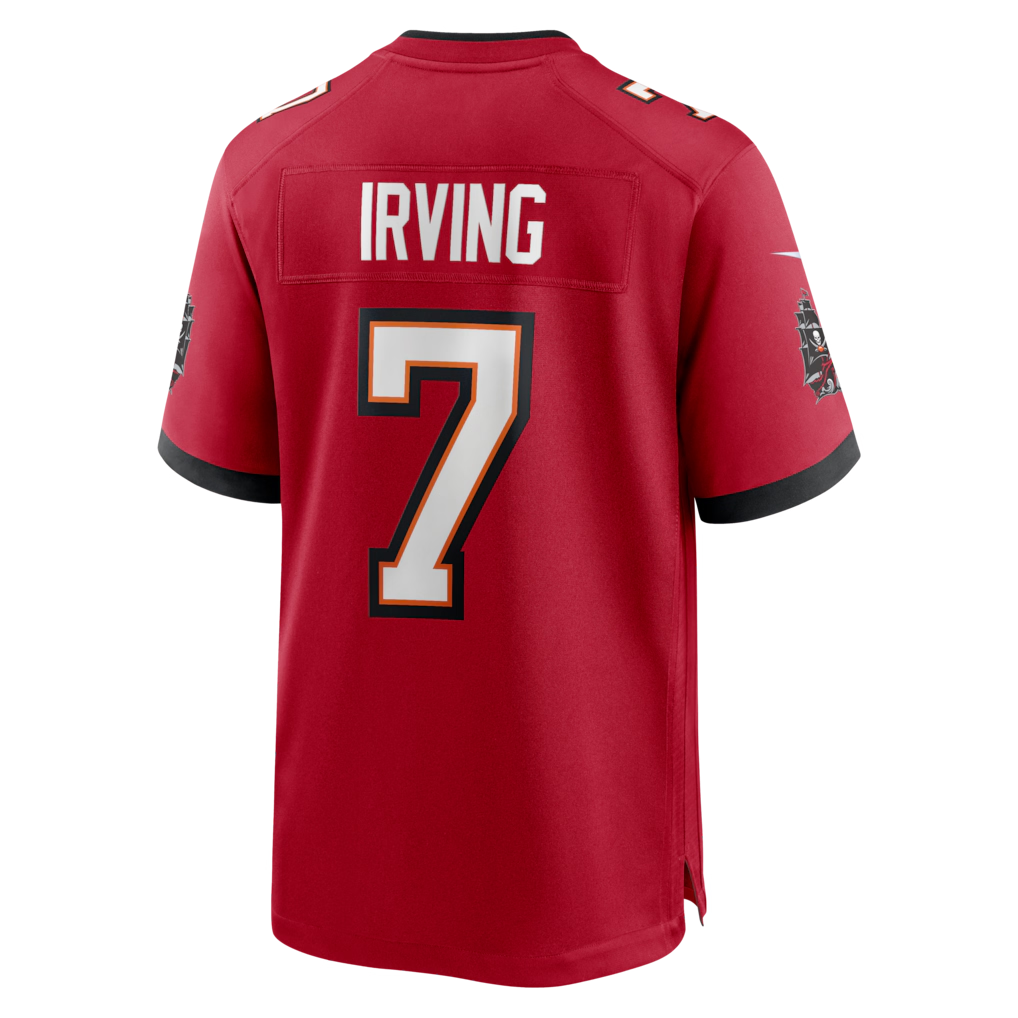 Ndoa TB.Buccaneers #7 Bucky Irving Red Game Stitched Jerseys