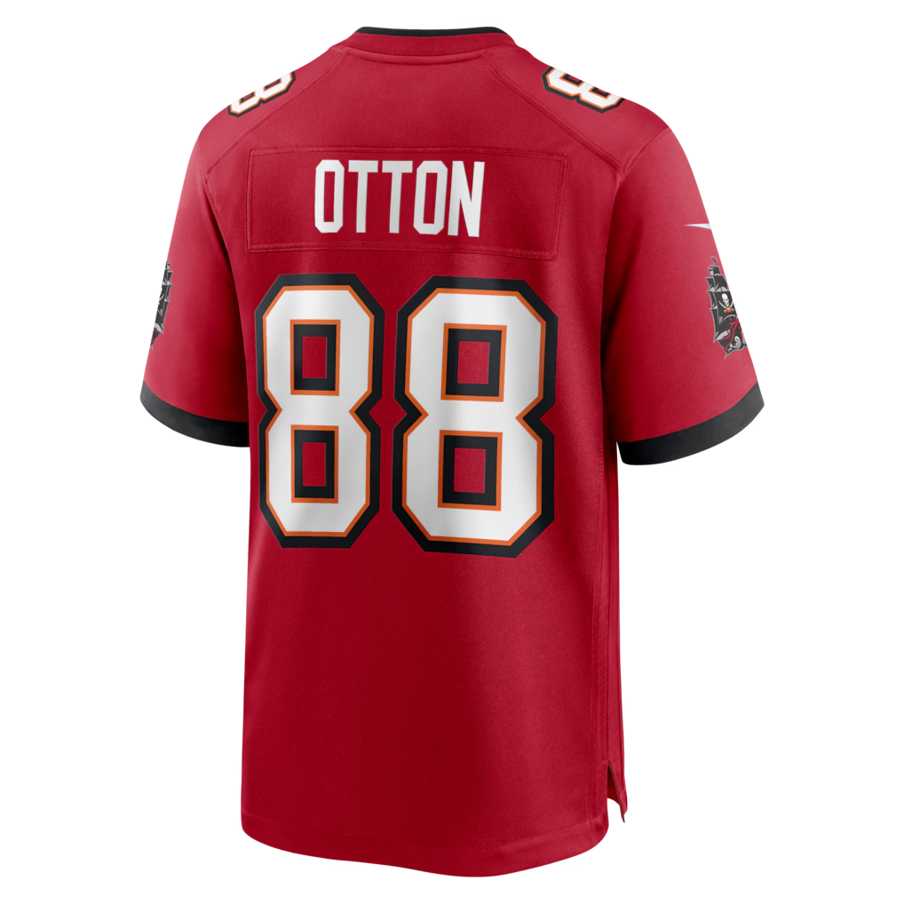 Ndoa TB.Buccaneers #88 Cade Otton Red Game Player Stitched Jerseys