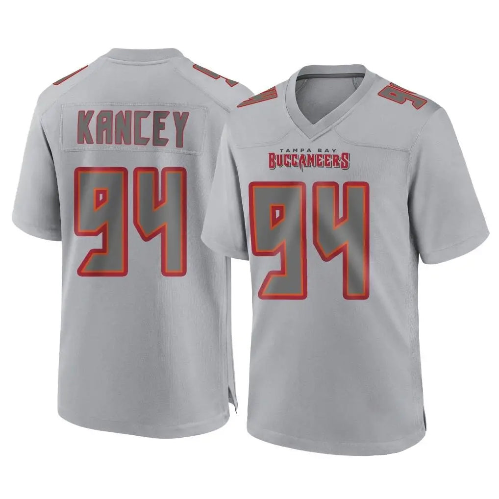 Ndoa TB.Buccaneers #94 Calijah Kancey Player Gray Atmosphere Fashion Home Game Stitched Jerseys