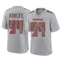 Ndoa TB.Buccaneers #94 Calijah Kancey Player Gray Atmosphere Fashion Home Game Stitched Jerseys