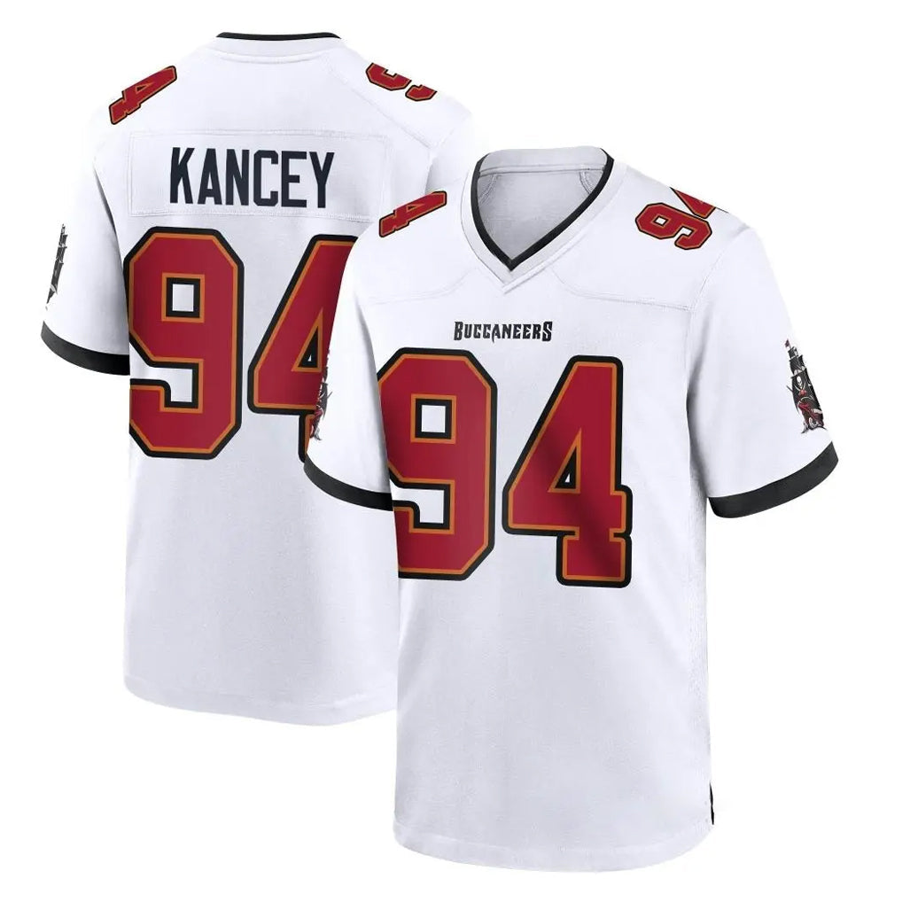 Ndoa TB.Buccaneers #94 Calijah Kancey Player White Home Game Stitched Jerseys