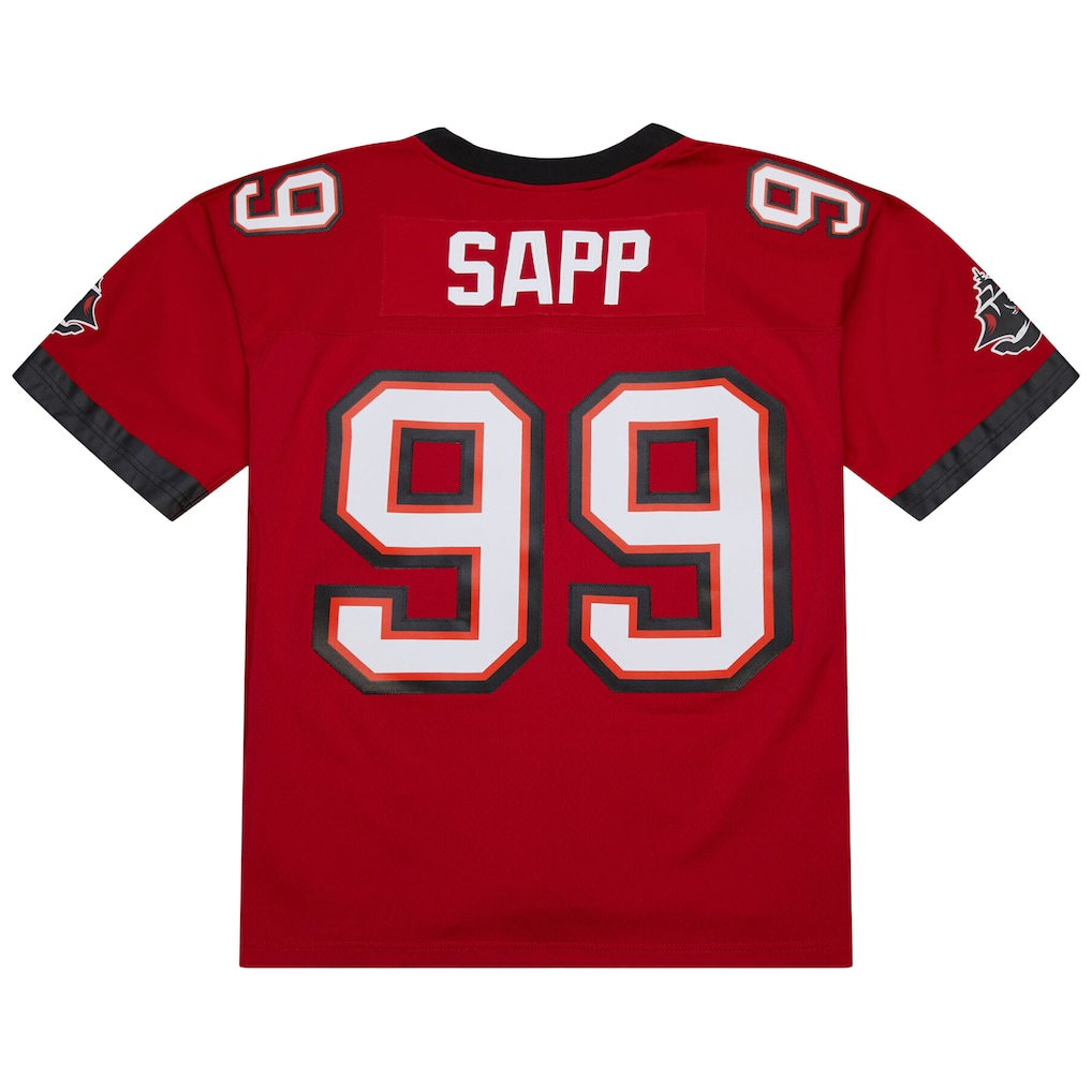 Ndoa TB.Buccaneers #99 Warren Sapp Mitchell & Ness Red 2002 Legacy Replica Jersey Stitched Puhic Game Jerseys
