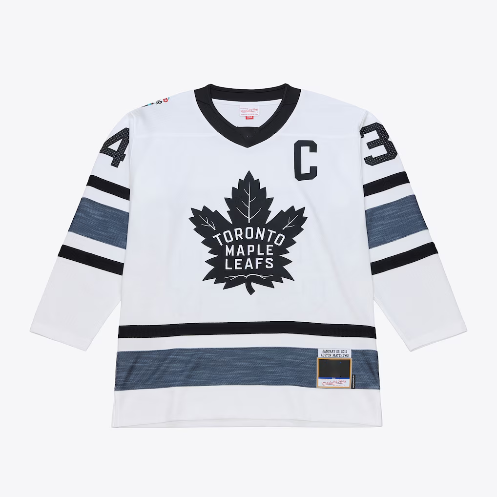 Ndoa T.Maple Leafs Auston Matthews Mitchell & Ness White 2019 All-Star Game Power Play Jerseys