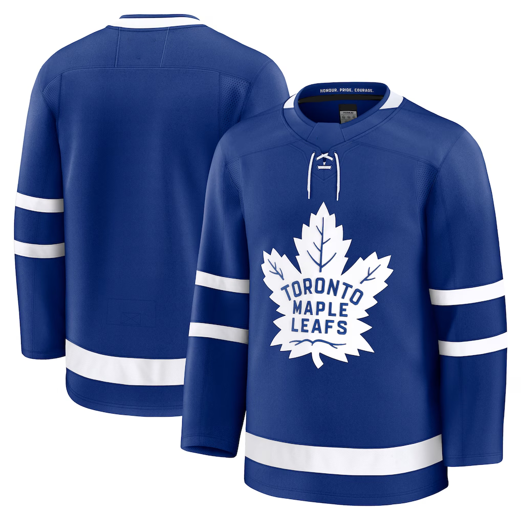 Ndoa T.Maple Leafs Blue Home Premium Jerseys