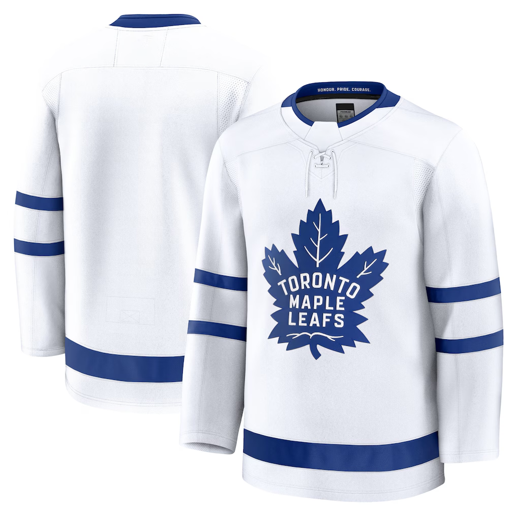 Ndoa T.Maple Leafs White Away Premium Jerseys