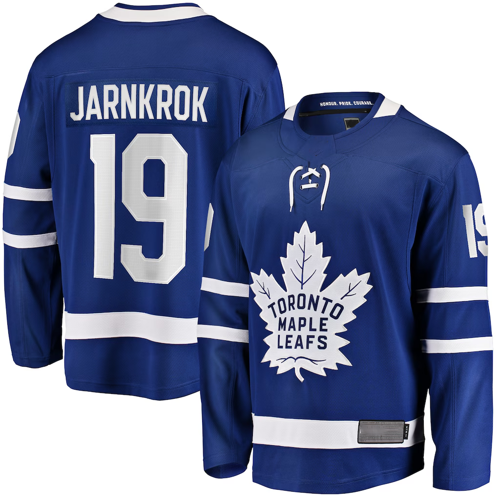 Ndoa T.Maple Leafs #19 Calle Jarnkrok Blue Home Breakaway Player Jerseys