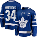 Ndoa T.Maple Leafs #34 Auston Matthews Blue Captain Patch Home Breakaway Player Jerseys
