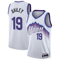 Ndoa U.Jazz #19 Ace Bailey White Swingman Jerseys- Association Edition