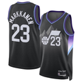 Ndoa U.Jazz #23 Lauri Markkanen Black 2024-2025 Swingman Jerseys - Statement Edition