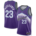 Ndoa U.Jazz #23 Lauri Markkanen Purple Swingman Jerseys - Icon Edition