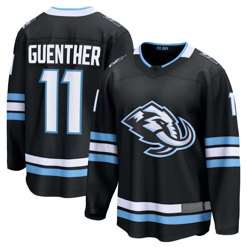 Ndoa U.Mammoth #11 Dylan Guenther Black Home Breakaway Player Jerseys