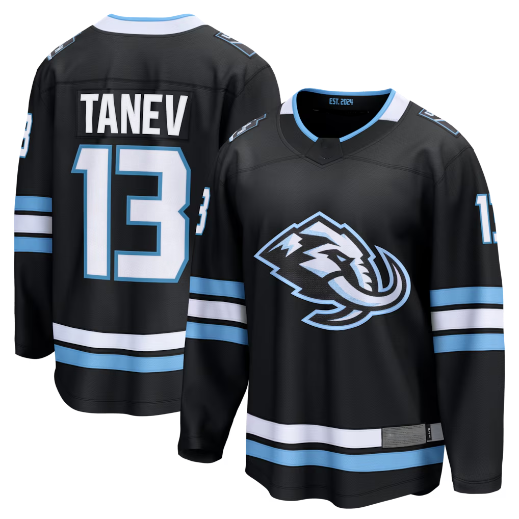 Ndoa U.Mammoth #13 Brandon Tanev Black Home Breakaway Player Jerseys