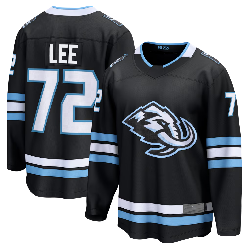 Ndoa U.Mammoth #72 Anders Lee Black Home Breakaway Jerseys