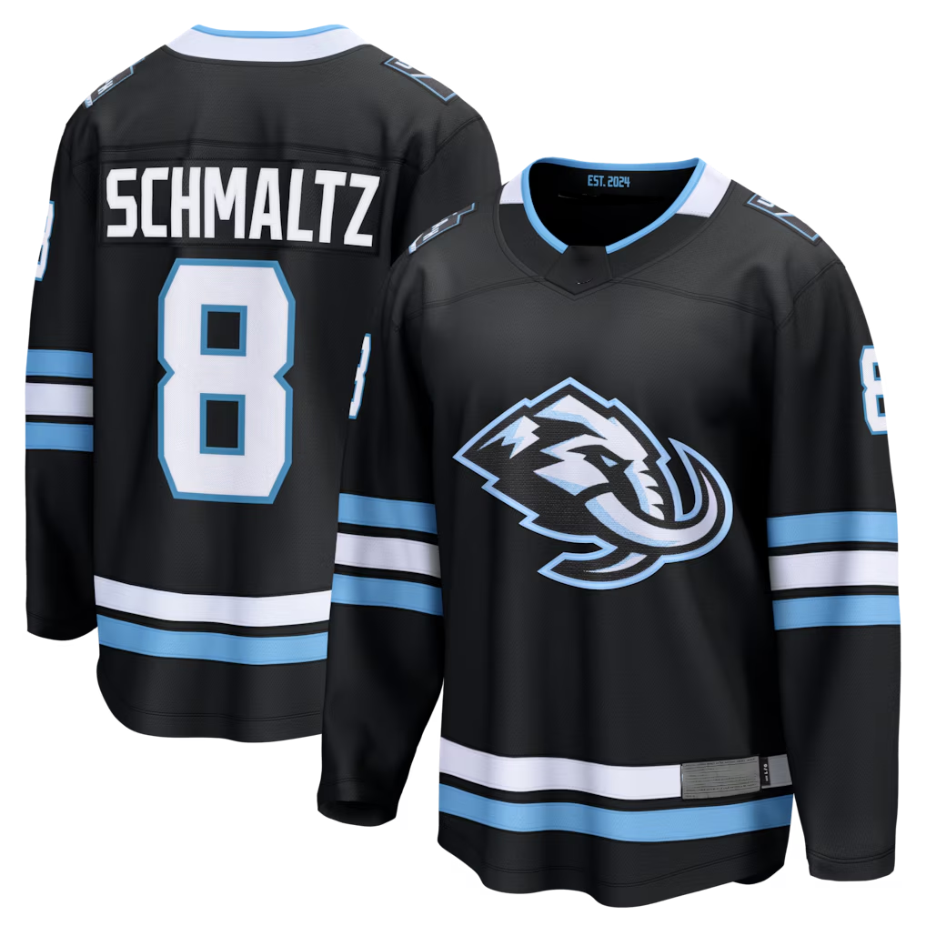 Ndoa U.Mammoth #8 Nick Schmaltz Black Home Breakaway Player Jerseys