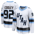 Ndoa U.Mammoth #92 Logan Cooley White Away Breakaway Player Jerseys