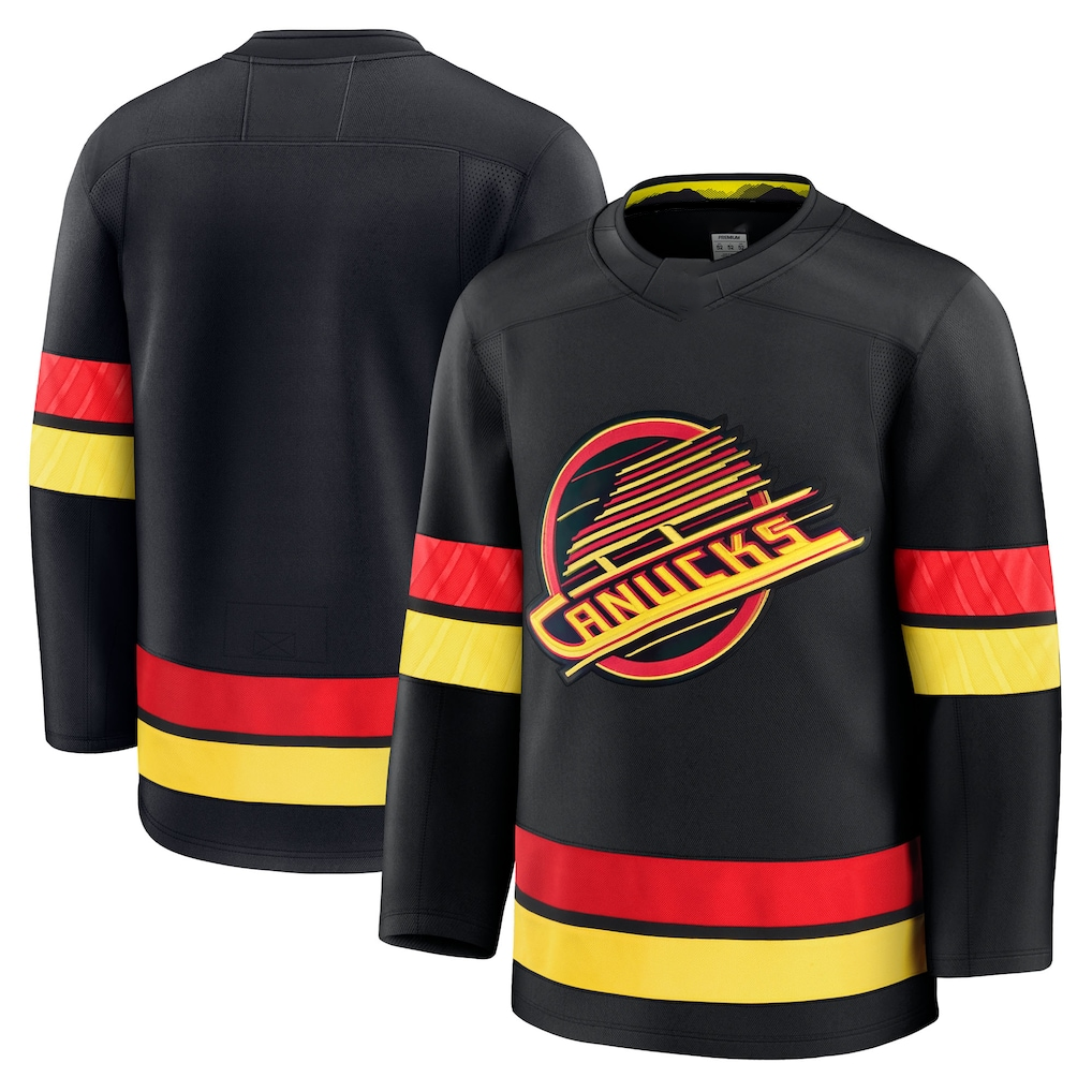 Ndoa V.Canucks Black Alternate Premium Jerseys
