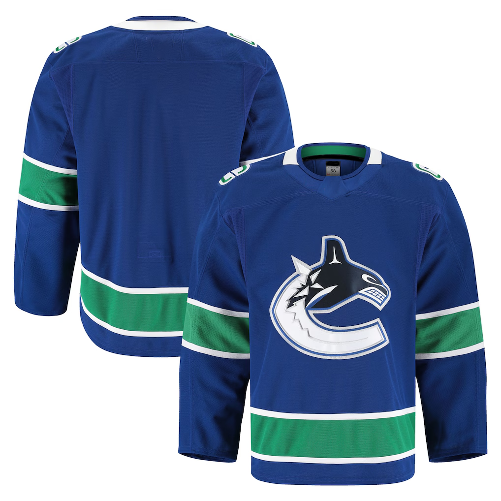 Ndoa V.Canucks Blue Home Authentic Pro Jerseys