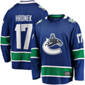 Ndoa V.Canucks #17 Filip Hronek Blue Home Breakaway Jerseys