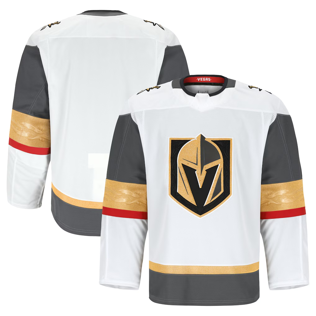 Ndoa V.Golden Knights White Away Authentic Pro Jerseys