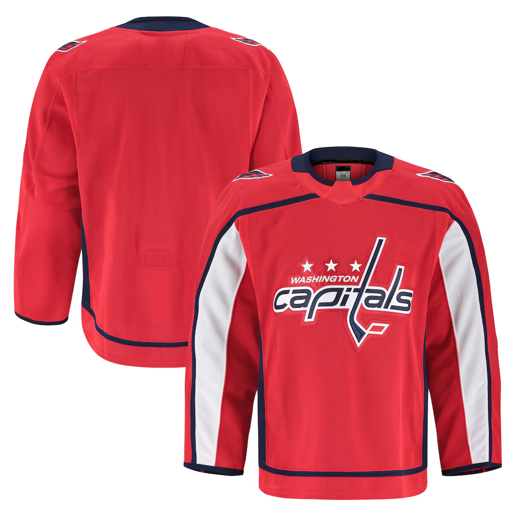 Ndoa W.Capitals Red Home Authentic Pro Jerseys