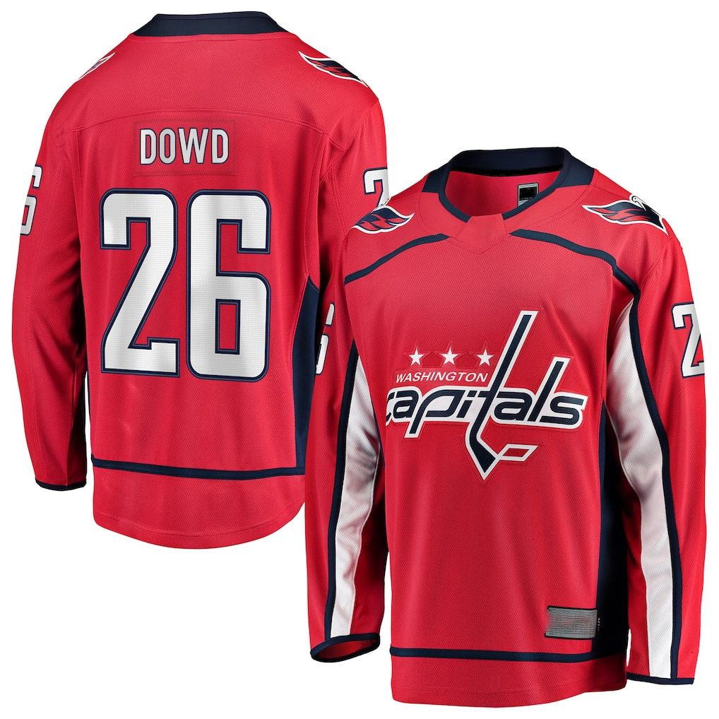 Ndoa W.Capitals #26 Nic Dowd Red Home Breakaway Player Jerseys