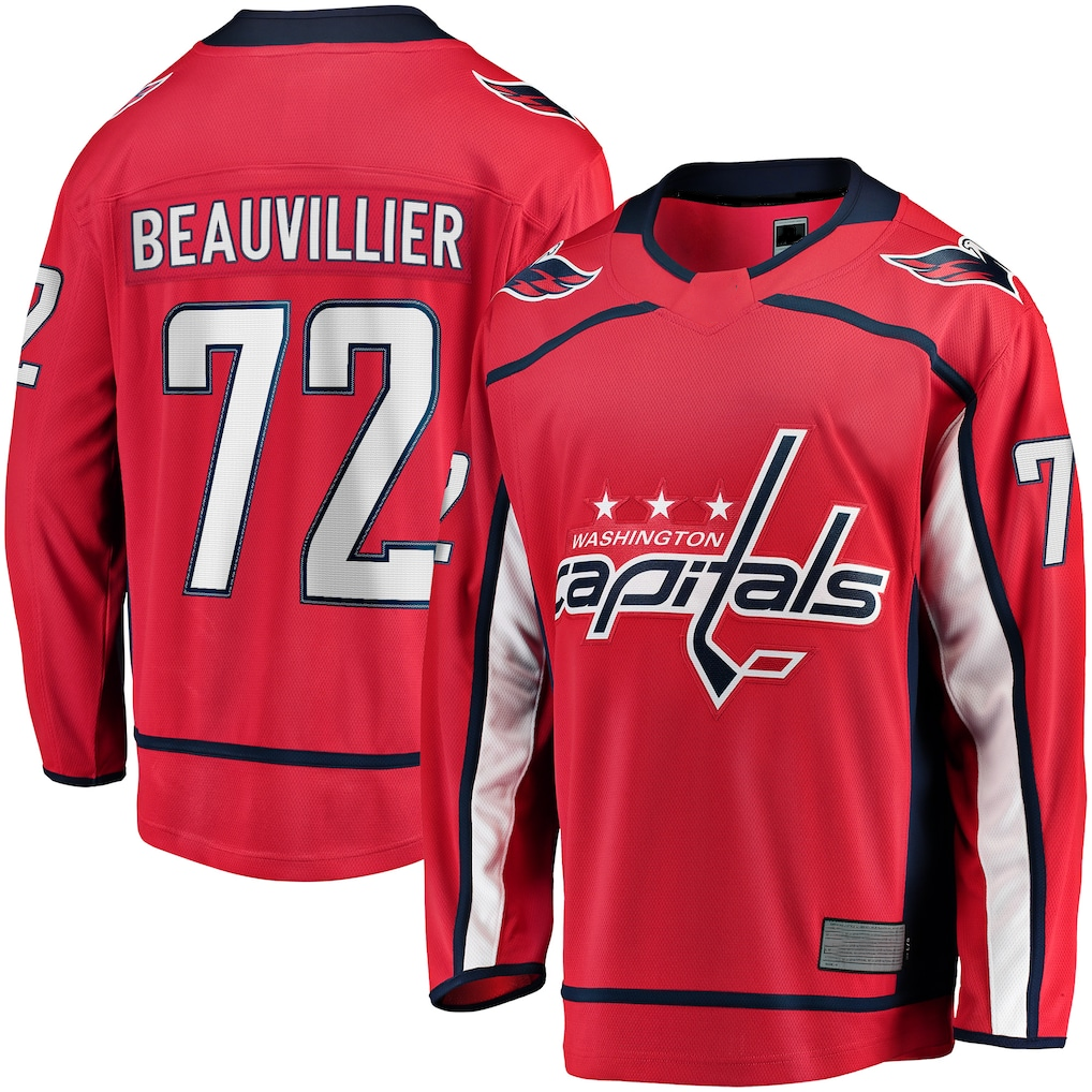 Ndoa W.Capitals #72 Anthony Beauvillier Red Home Breakaway Jerseys