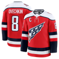 Ndoa W.Capitals #8 Alexander Ovechkin Red Alternate Premium Player Jerseys
