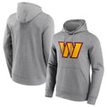 Ndoa W.Commanders Gray LOGO Pullover Hoodies Game Blank Player Stitched Jerseys