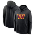 Ndoa W.Commanders Gray Pullover Hoodies Game Blank Player Stitched Jerseys