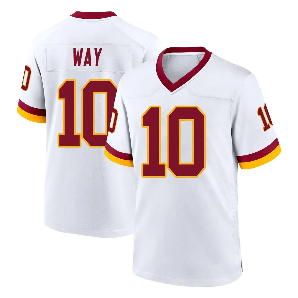 Ndoa W.Commanders #10 Tress Way Player White Home Game Stitched Jerseys