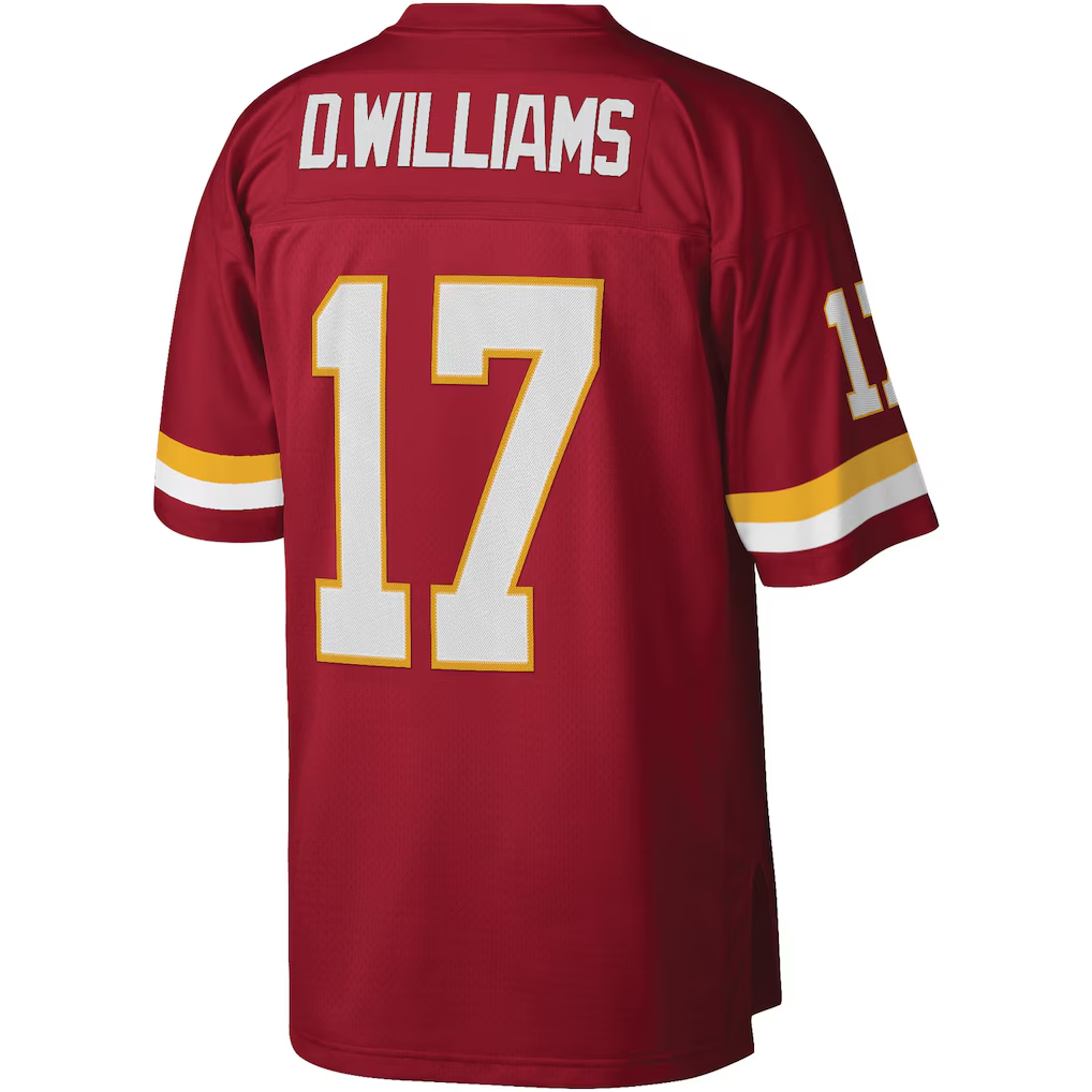 Ndoa W.Commanders #17 Doug Williams Mitchell & Ness Burgundy Legacy Replica Stitched Puhic Jersey
