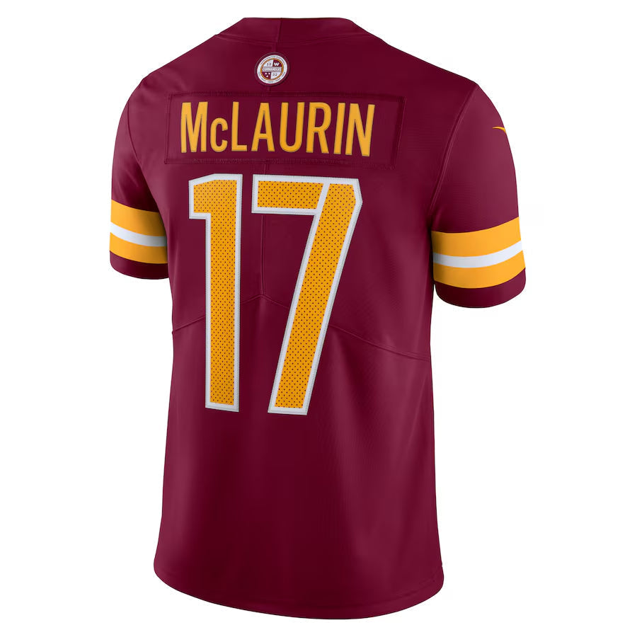 Ndoa W.Commanders #17 Terry McLaurin Player Burgundy Vapor Limited Stitched Jerseys