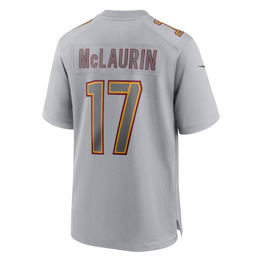 NdoaW.Commanders #17 Terry McLaurin Player Gray Fashion Game Stitched Jerseys