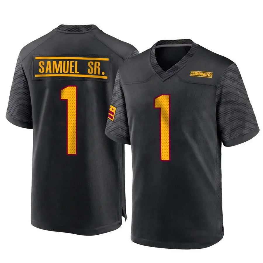 Ndoa W.Commanders #1 Deebo Samuel Sr Player Black Home Game Football Jerseys