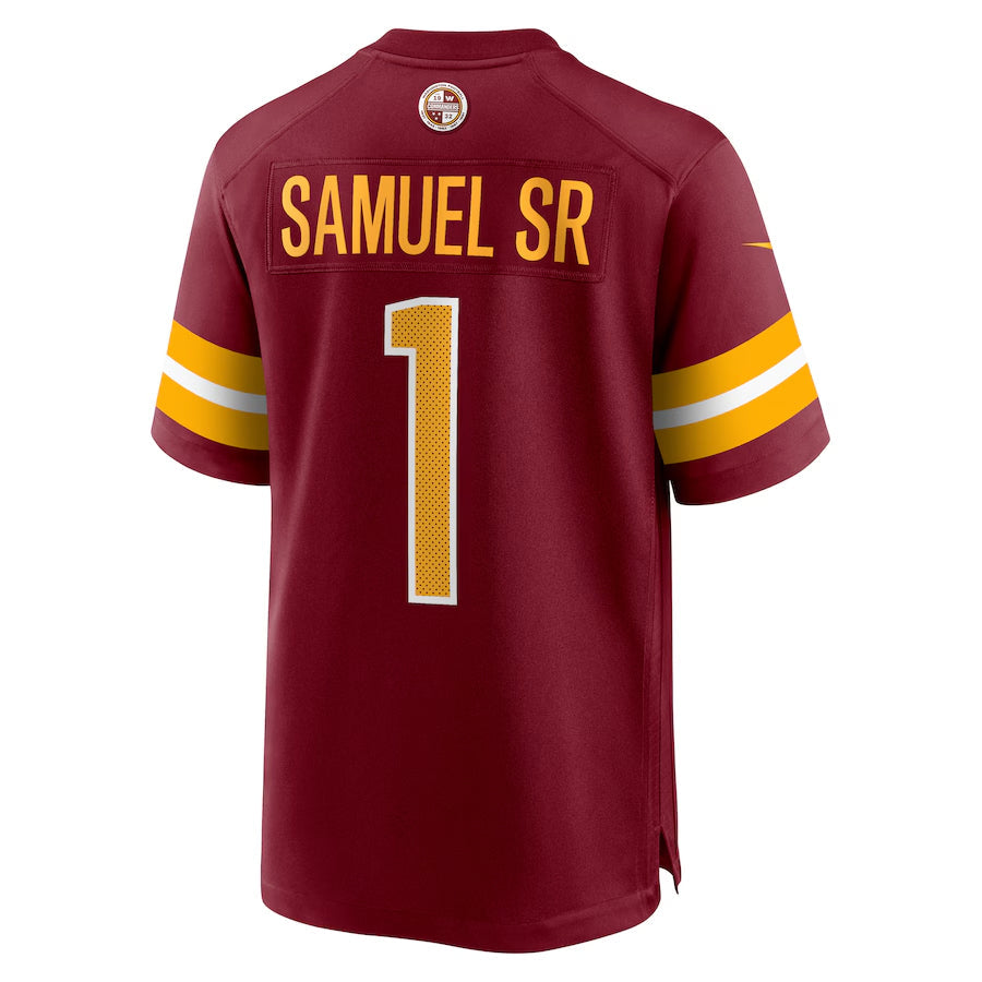 Ndoa W.Commanders #1 Deebo Samuel Sr Player Burgundy Home Game Football Jerseys