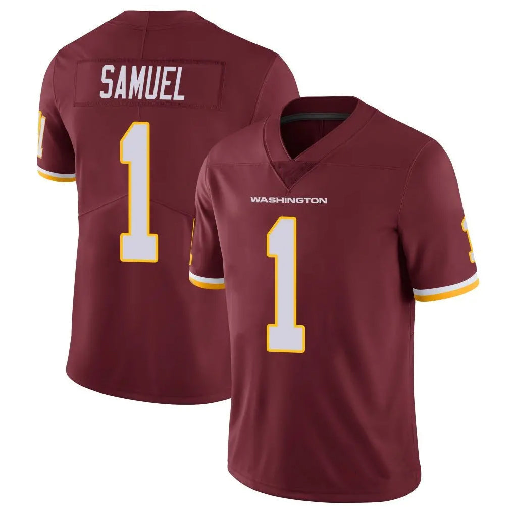 Ndoa W.Commanders #1 Deebo Samuel Sr Player Burgundy Vapor Limited Stitched Jerseys