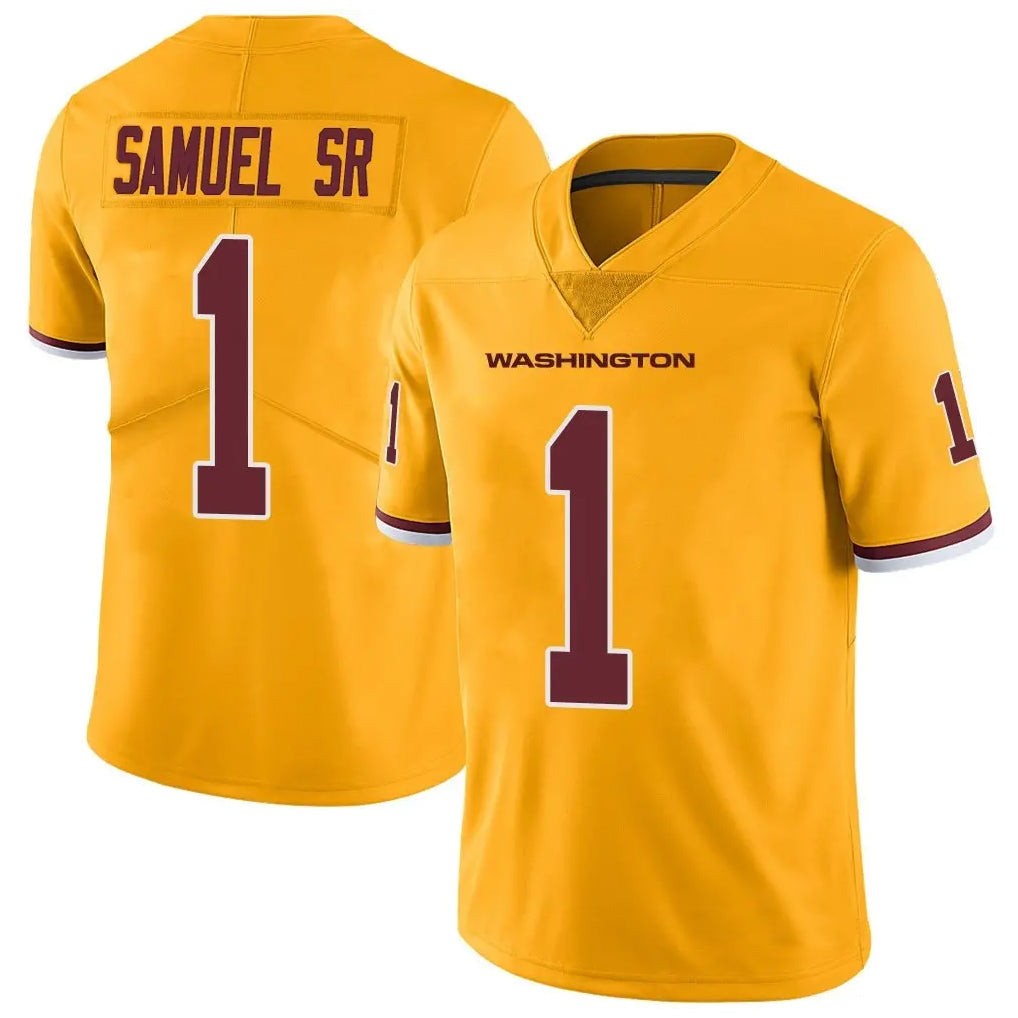 Ndoa W.Commanders #1 Deebo Samuel Sr Player Gold Vapor Limited Stitched Jerseys