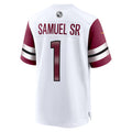Ndoa W.Commanders #1 Deebo Samuel Sr Player White Home Game Stitched Jerseys
